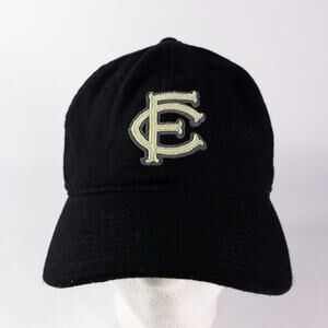 Fielder Choice Goods Hat Cap Baseball Adult OSFA Strap Back Black Cap